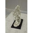 thumbnail image 6 of Nifao Jockey on Horse Silver Finished - Bronze Statue – Home Decor Sculpture, 13"L x 5"W x 12"H, 6 of 14