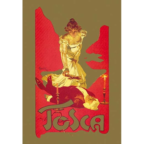 Tosca Museum quality giclee print canvas wrap(20" x 30")