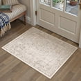 thumbnail image 2 of BERTHMEER 2'x3' Small Area Rugs for indoor Entryway Door Entrance Washable Throw Rugs Non skid, Brown, 2 of 5