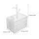 thumbnail image 2 of BRIGHTFUFU Caja Transparente Para Joyas Con 3 Capas Giratorias Ideal Para Escritorio Y Viaje, 2 of 8