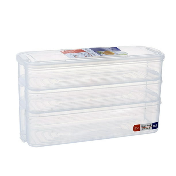Caja de almacenamiento de cocina, soporte para huevos, refrigerador de comida marina, caja de mantenimiento fresco, contenedor de alimentos Organizadores de utensilios de cocina 31x12.5x18cm Billuyoard JJ24686-03