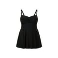 thumbnail image 4 of Csndyce Plus Size Skirt Swimsuit for Women One Piece Tummy Control Swimwear Slimming Bathing Suit Dress, 4 of 5