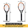 Executioner Racket The Executioner, Fly Killer Mosquito Swatter, 55cm, 2 Pack Black ...