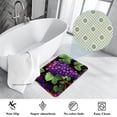 thumbnail image 3 of Grape Polyester Non-Slip Machine Washable Door Mat - Ideal for Floor Rugs, Chair Mats, Chair Mat, 3 of 6