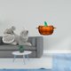 thumbnail image 2 of Figura de gato con forma de calabaza, adorno de cristal para dulces, ideal para dormitorio, sala de estar, oficina, regalo de inauguración de la casa,, 2 of 8