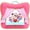 pink, variant on Finger Puppet Theater Stage by Better Line - Set Includes 6 Finger Family Puppets - Portable Plush Finger Puppet Theater is the Best Preschool Kids (blue)