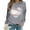Grey, variant on ZSQDM Women's Hoodless Sweatshirt Women Hoodies Women Football Hoodies Hooded Sweatshirt Graphic Print Sweatshirts Fall Athletic Long Sleeve Pullover Tops Polyester Women Blending Shirts(L)