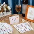 thumbnail image 4 of 600Pcs/20 Sheets Wedding Meal Choice Stickers for Place Cards 0.8 Inch Carrot Chicken Cow Fish Food Choice Sticker Wedding Meal Indicator Stickers, 4 of 5