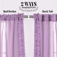 thumbnail image 2 of Quality Home Small Ruffle Curtains, 2 of 4