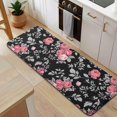 thumbnail image 5 of Pioneer Flower Floral Print Pattern Kitchen Rug Mat,Kitchen Runner Rugs Non Skid Washable,Decorative Kitchen Floor Mats for Kitchen,Sink,Laundry,17"x47.2", 5 of 7