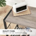 thumbnail image 6 of HOOBRO 3-Tier Printer Electronic Stand with 2 USB Power Outlets & Hooks for Office, Gray, 6 of 9