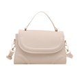 thumbnail image 1 of Bolso Mensajero Cruzado para Mujeres Con Bolsillo Interno PU Cuero Sólido Viajar Por, 1 of 9