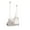 White#294, variant on Week Toilet Brush Set Compact Toilet Bowl Brush Set with Long Handle Bathroom Cleaning Tool