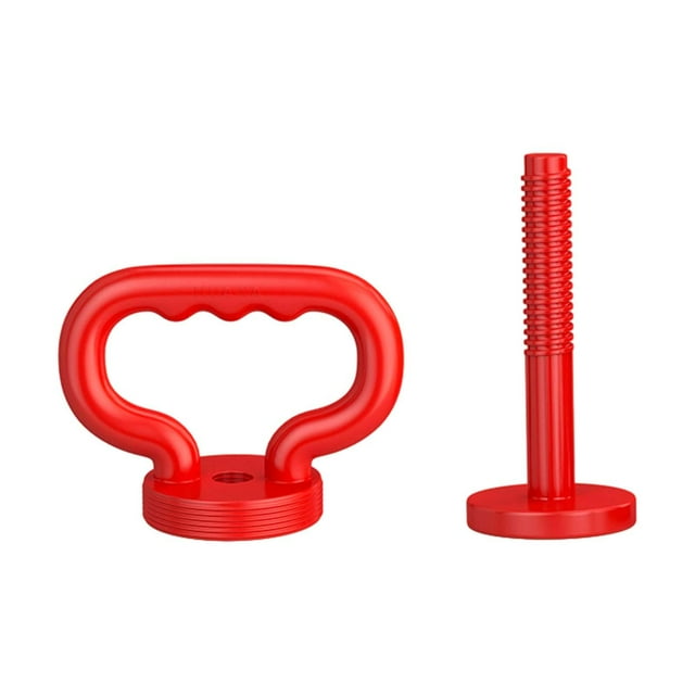 jinwen Adjustable Kettlebell Handle Dumbbell Converter for Competition Bodybuilding Red