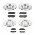 thumbnail image 3 of PowerStop Front and Rear Z23 Evolution Sport Carbon-Fiber Ceramic Brake Pad and Drilled & Slotted Rotor Kit Fits: SUBARU Select Models K286, 3 of 10
