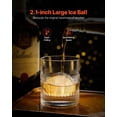 thumbnail image 4 of Máquina para hacer bolas de hielo Ice Ball Press VEVOR de 2.1 pulgadas con pinza y bandeja de goteo, 4 of 9
