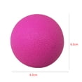 thumbnail image 3 of Naiovety Pelota de masaje de para músculos del brazo trasero del pie TPE, pelota de Yoga para Fitness, herramientas de masaje para aliviar el Uniforme atlético Rosa roja Naiovety OD0227-04, 3 of 5