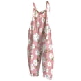 thumbnail image 1 of Pompotops Women's Ethnic Style Print Cold Shoulder Suspender Cami Pants Jumpsuit, 1 of 3
