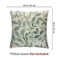 thumbnail image 4 of nygtbtfer  Blue Color Dusty Leaves Throw Pillow Cover Foliage Leaves Fern Greenery Herbs Plant Elegance Branch Nature Botanical Fall Pillow  Decorative Men Women Boy Girl Room Cushion Cover White, 4 of 7