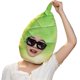 thumbnail image 1 of Capucha fotográfica con forma de fruta colorida y brillante, suave felpa, para la cabeza, con apertura para la cara, accesorio para fiesta de disfraces de celebridades de Internet, 1 of 8