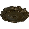 thumbnail image 3 of Ekena Millwork 16 3/4"OD x 1 3/8"P Plymouth Ceiling Medallion (Fits Canopies up to 1 5/8"), Hand-Painted Green Gold, 3 of 6