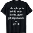 thumbnail image 1 of Camiseta Divertida de Día del Padre o Cumpleaños de Esposa a Esposo, 1 of 7