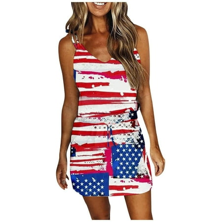 

Dress for Women 2022 Summer Dress Women s Fashion Casual Comfortable V Neck Solid Color Sleeveless Slim Fit Dress on Clearance Sundresses for Women Birthday Dresses for Women Sexy Red 2XL