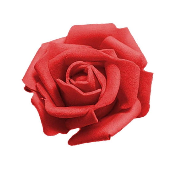 50pcs Artificial Bionic Flowers PE Foam Lifelike Roses Wedding Egagement Decorations red 1pcs