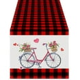 thumbnail image 2 of HongHeng Clearance Under $2.00 Valentine's Day Flower Table Flag Holiday Party Kitchen Living Room Decorative Tablecloth Linen Printing Tea Table Cloth, 2 of 7