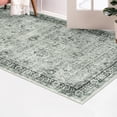 thumbnail image 6 of Vintage Washable Rug For Bedroom, Non Slip Boho Area Rugs Non-Shedding & Easy Care, Soft Distressed Bohemian Floral Indoor Throw Rug For Entryway Kitchen Bedside, Grey, 6 of 7