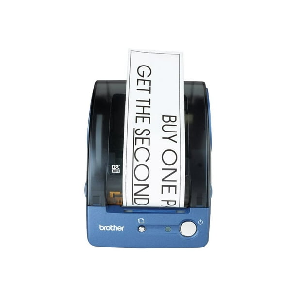 Brother QL-500 - Imprimante d'Étiquettes - Thermique direct - - 300 dpi - jusqu'à 212,6 Pouces/min - Capacité: 1 Rouleau - USB - Coupe