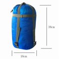 thumbnail image 5 of 2X Outdoor Sleeping Bag Compression Sack Waterproof Camping Sleeping Bag Storage Pouch Camping Equipment  Blue, 5 of 5