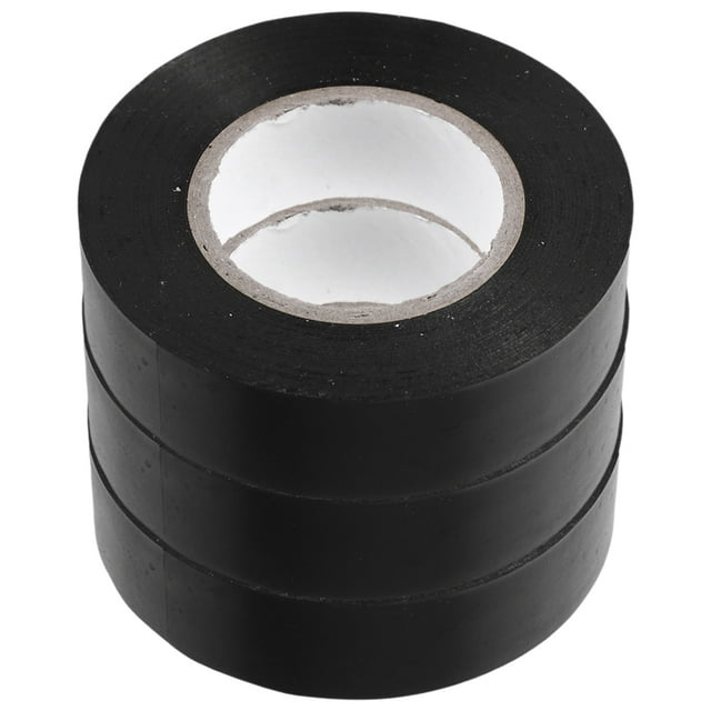 TEHAUX 3 Rouleaux de Ruban Électrique Automobile PVC Noir Protection Connexions Électriques Force Adhésive Câblage