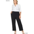 thumbnail image 4 of Women & Plus Super Stretch Office Business Pull-On Dress Pants with Elastic Waistband and Pockets, 4 of 4