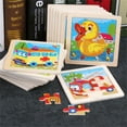 thumbnail image 2 of toys for boys 2 to 4 years old Wooden Kids 9 Piece Toy Educational And Learning Puzzle Toys, 2 of 2
