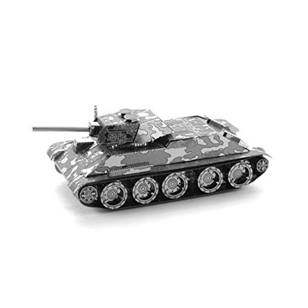 Fascinations Métal Terre T-34 Réservoir 3D Métal Modèle Kit