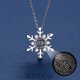 thumbnail image 3 of Joyería De Navidad 100 Idiomas I Love You Collar Navidad Copo De Nieve Elk Cristal Colgante Collar Regalo De Navidad Kearding AP007575-02, 3 of 6