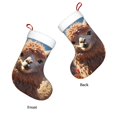 thumbnail image 6 of Cauagu Fluffy Alpaca Mountain Meadow for Christmas Stockings,1-Pack Large Xmas Stocking Holiday and Farmhouse Stocking Fit for Christmas Holiday Party Decoration(17.7*11 Inch), 6 of 7