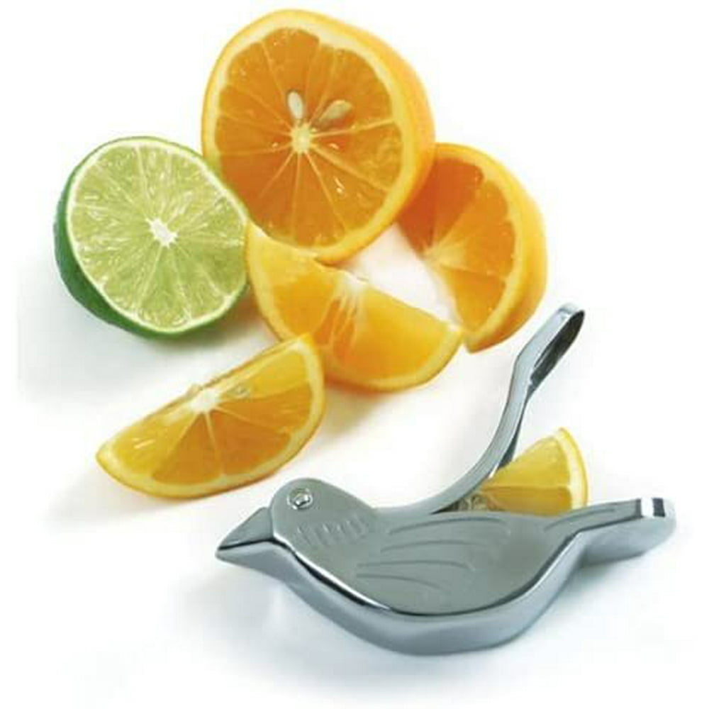 Norpro Stainless Steel SpringLoaded Lemon / Lime Wedge Juice Squeezer
