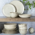 thumbnail image 2 of Gibson Elite Matisse 16-Piece Dinnerware Set - Taupe, 2 of 7