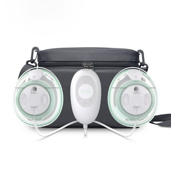 Elvie Stride Plus - Hands-Free, Hospital-Grade Electric  Pump with 3-in-1 Bag