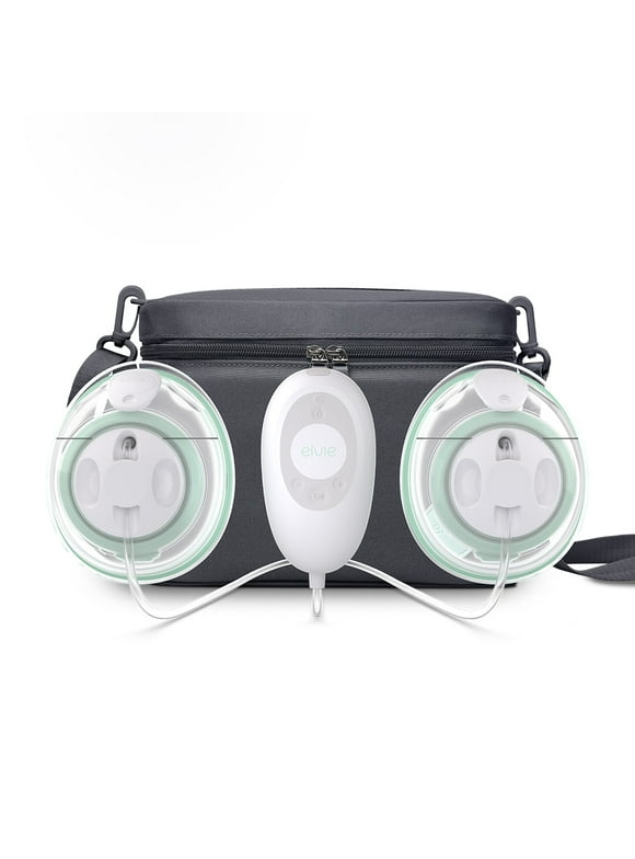 Elvie Stride Plus - Hands-Free, Hospital-Grade Electric Breast Pump with 3-in-1 Bag
