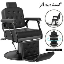 Artist Hand Heavy Duty Hydraulic Recline Barber Chair Salon Hair Stylist