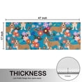 thumbnail image 5 of Kitchen Rugs Sets Of 2,Basset Hound Dog and Flower-1 Anti Fatigue Kitchen Mat Rugs Non Slip Washable,Decorative Kitchen Floor Mats for Kitchen,Sink,Laundry,17"X47", 5 of 5