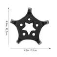 thumbnail image 2 of KONTONTY Support de Théière en Fer Isolation Thermique Chauffe-Théière avec Style Rétro pour Maison 1ensemble, 2 of 8