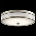 thumbnail image 1 of Kichler 11302NILED 3,75 in. Pira LED Affleurement Mount&44; Nickel Brossé, 1 of 1
