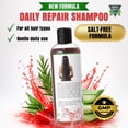 thumbnail image 4 of Green Royalty Rosemary, Chili & Aloe Vera Shampoo, Salt-Free Herbal Hair Care Shampoo with Natural Ingredients, Hydrating Scalp & Hair Cleanser for Men and Women, 33.8 fl oz, 4 of 9