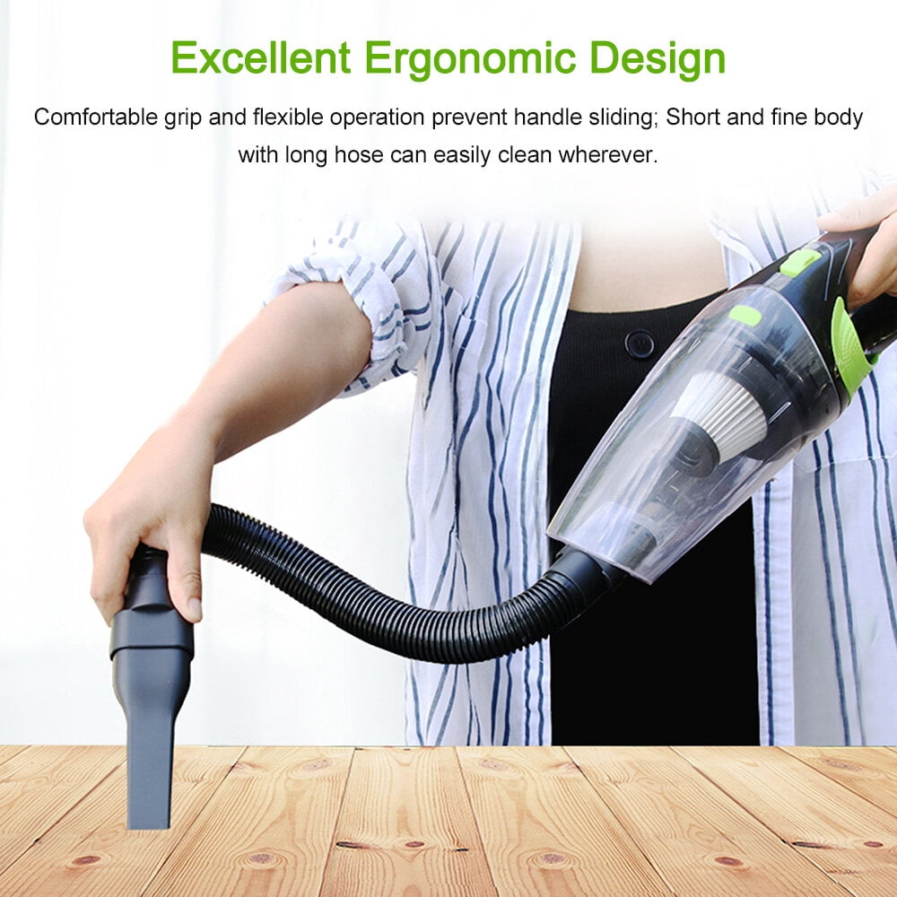 Car Wireless Vacuum Cleaner Cordless Wet/Dry 120W 4000Pa Suction Hand-held Vacuum Cleaner Portable Home and Auto Dual-use