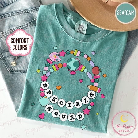 Specials Squad Teacher Team Friendship Bracelet Back School T-Shirt All Size S-3XL