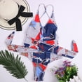 thumbnail image 6 of Babysbule Womens Swimsuits Women Sexy Fashion One-Piece Bikini Printing Swimwear Swimsuit Beachwear Set, 6 of 8